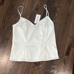 NWT Elizabeth & James Peplum shirt